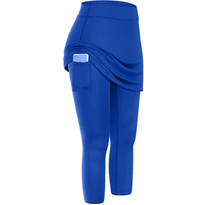 La "Totukka" Womens Pocket Skirt Athletic Sports Leggings