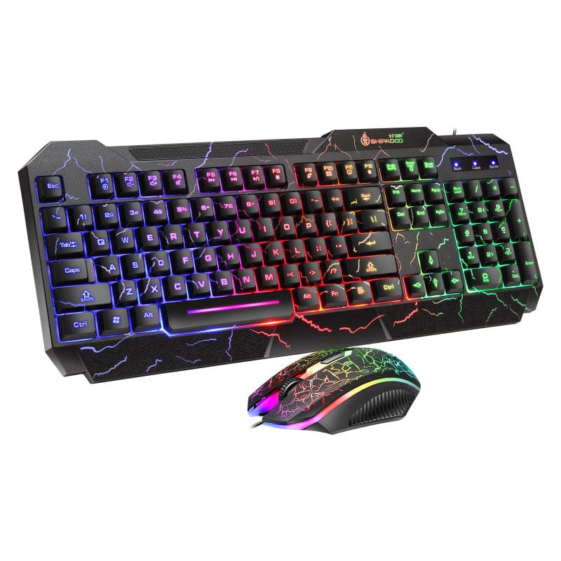 The "Redner 9V" Luminous LED Professional Gaming Keyboard and Mouse