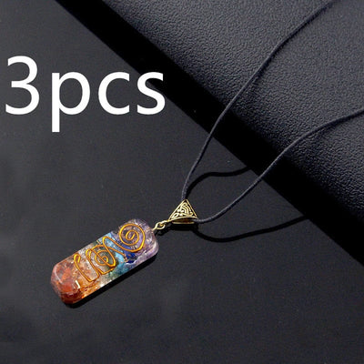 Gravel Seven Chakra Spirit Pendant by Gamer Fresh