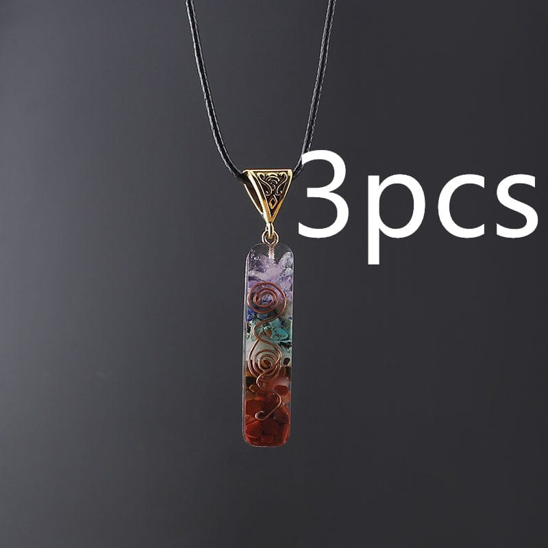 Gravel Seven Chakra Spirit Pendant by Gamer Fresh