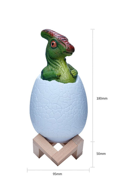 Touch Sensor Night Light LED 3&16 Colors Pat Dinosaur Egg Bedside Lamp Remote Control Nightlight Toy Rechargeable Table Lamp