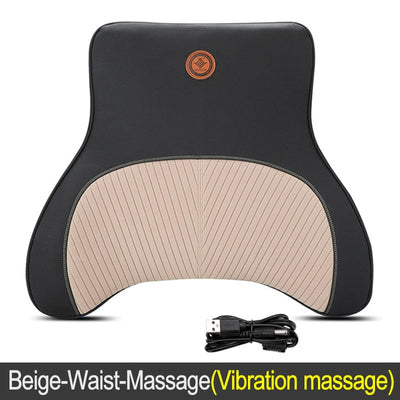 Avery K Car Headrest & Electric Back Massager Pillow Set