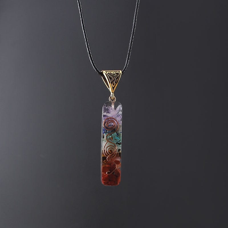 Gravel Seven Chakra Spirit Pendant by Gamer Fresh