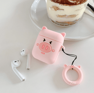 Peaky Boo Piglet Wireless Apple Air Pods Headphone Charging Case