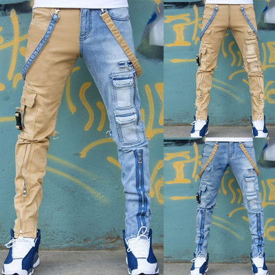 Kincushon | Men's Slim Straight-leg Pants | Gamer Fresh Labs Wash Jeans