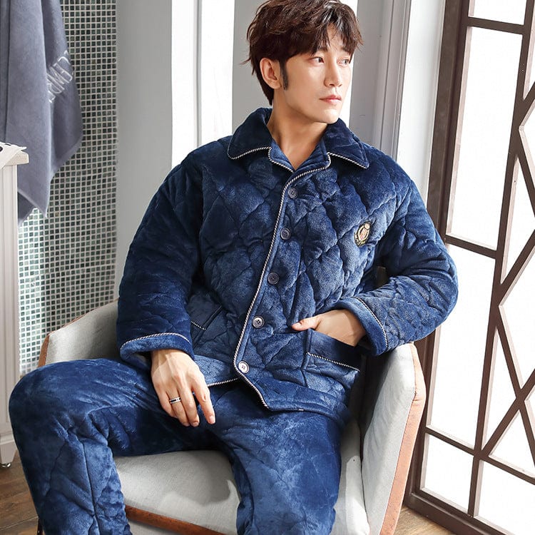 The "Awolla" Men's Thick Winter Pajamas