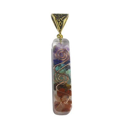 Gravel Seven Chakra Spirit Pendant by Gamer Fresh