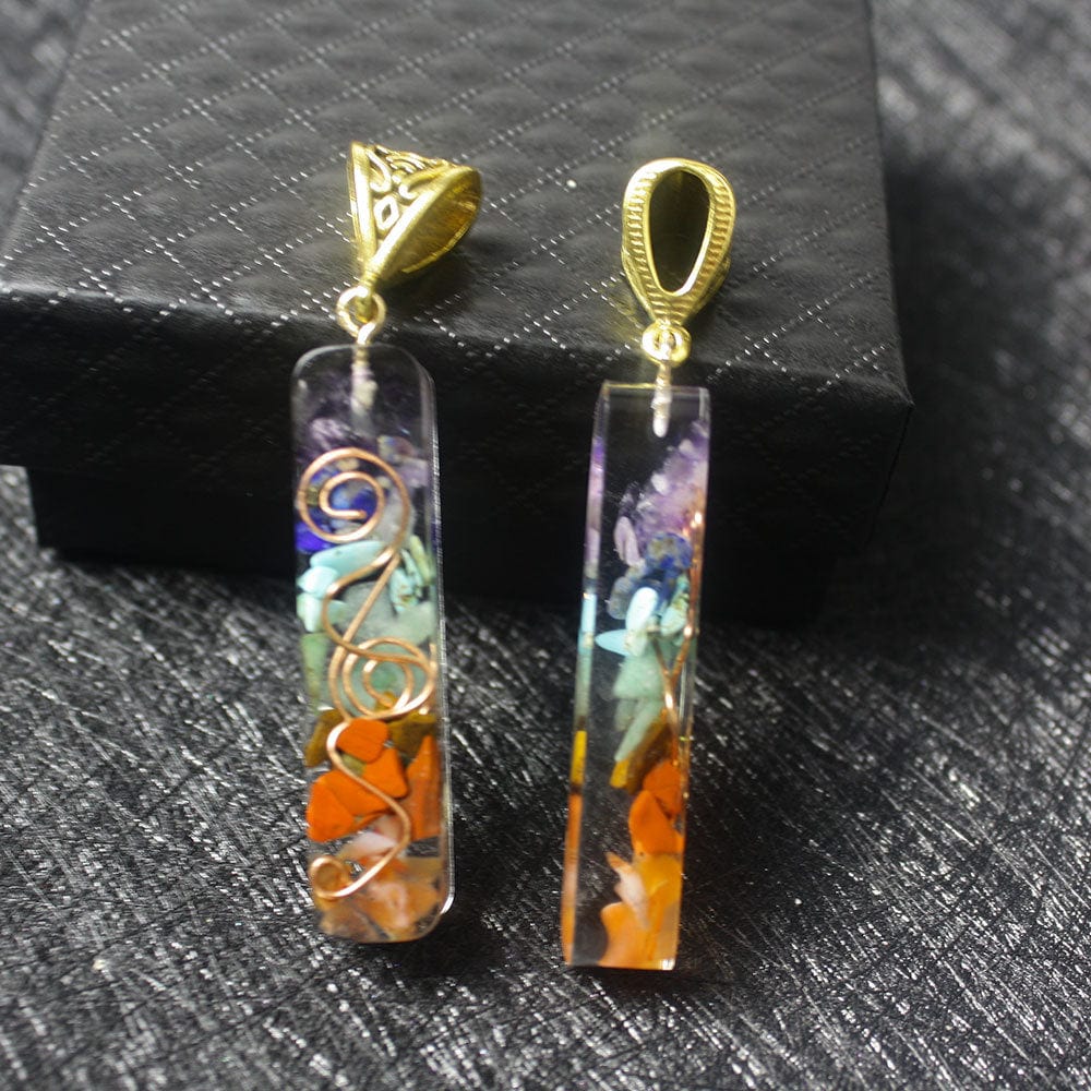 Gravel Seven Chakra Spirit Pendant by Gamer Fresh