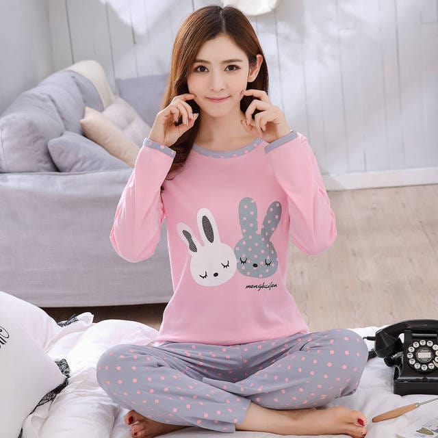 The "Che Light Rabbit" Lady Streamer Pajama Set Exclusive by Gamer Fresh Labs