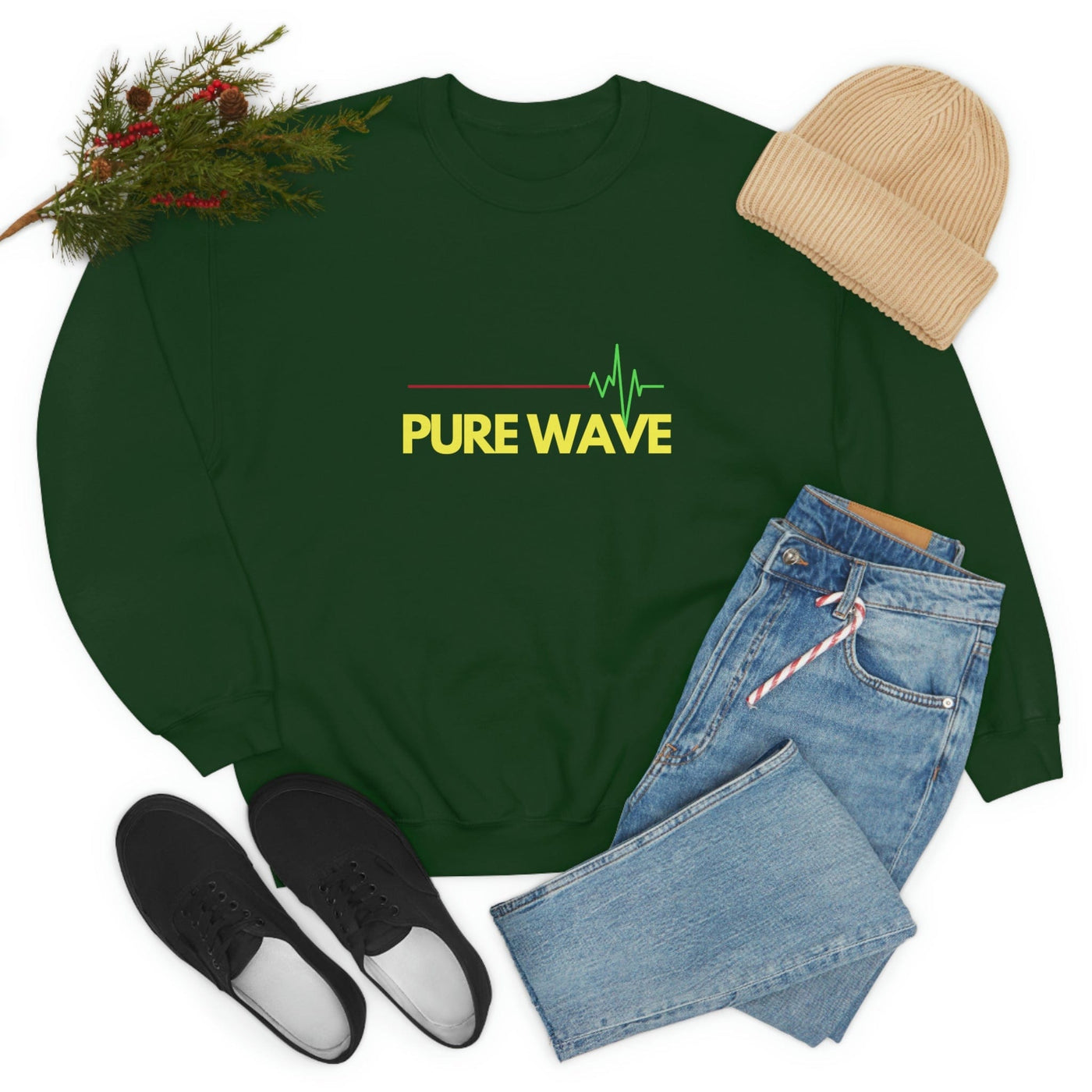 Gamer Fresh | Pure Wave | Alive Heart Beat | Unisex Sweatshirt