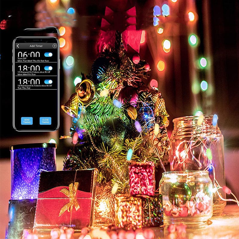 Smart LED Christmas Decoration String Light w Bluetooth App