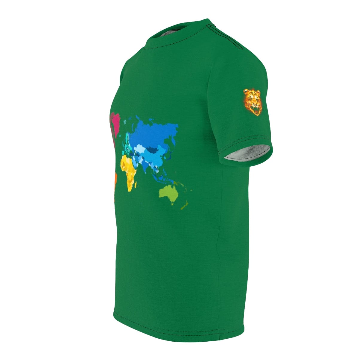 The All Premium Irish Green Tiger World Unisex Cut & Sew T-Shirt