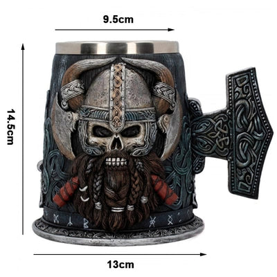 The Pyscho Viking Pirate Beer Mug