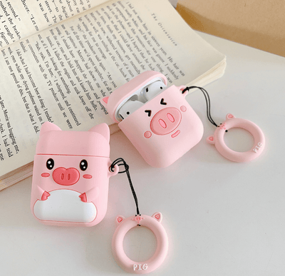 Peaky Boo Piglet Wireless Apple Air Pods Headphone Charging Case