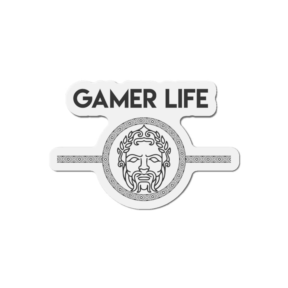 Gamer Life | Ceasar Kiss |Cut Magnet Frame | by Gamer Fresh