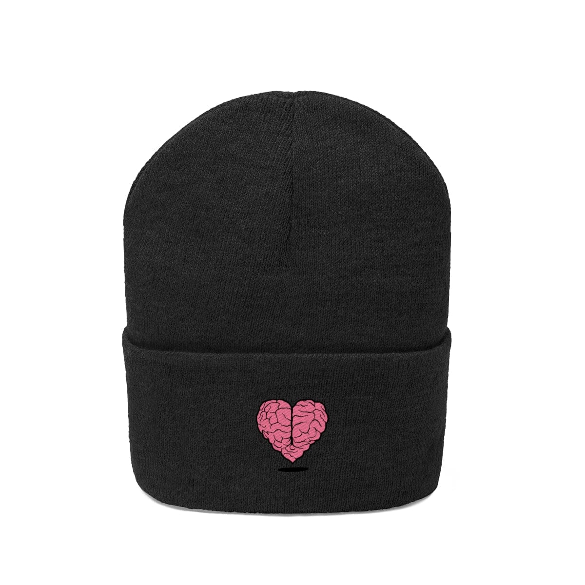 The Have Heart Neon Pink Knitted Beanie Hat