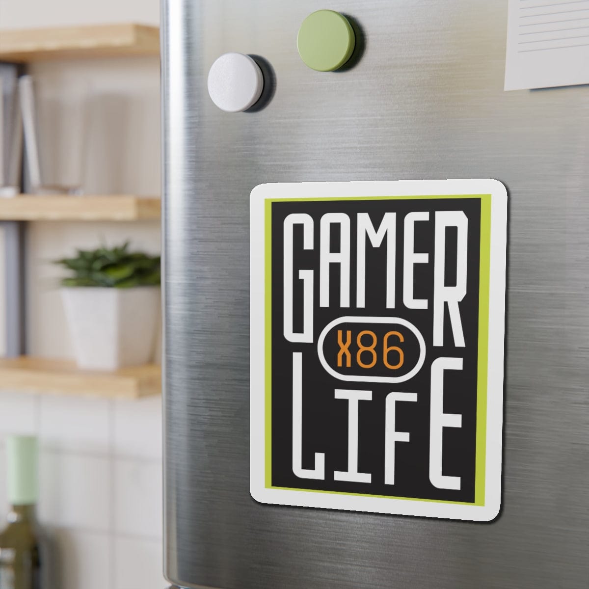 Gamer Life X86 Architecture | Kiss-Cut Magnet Frame | by Gamer Fresh