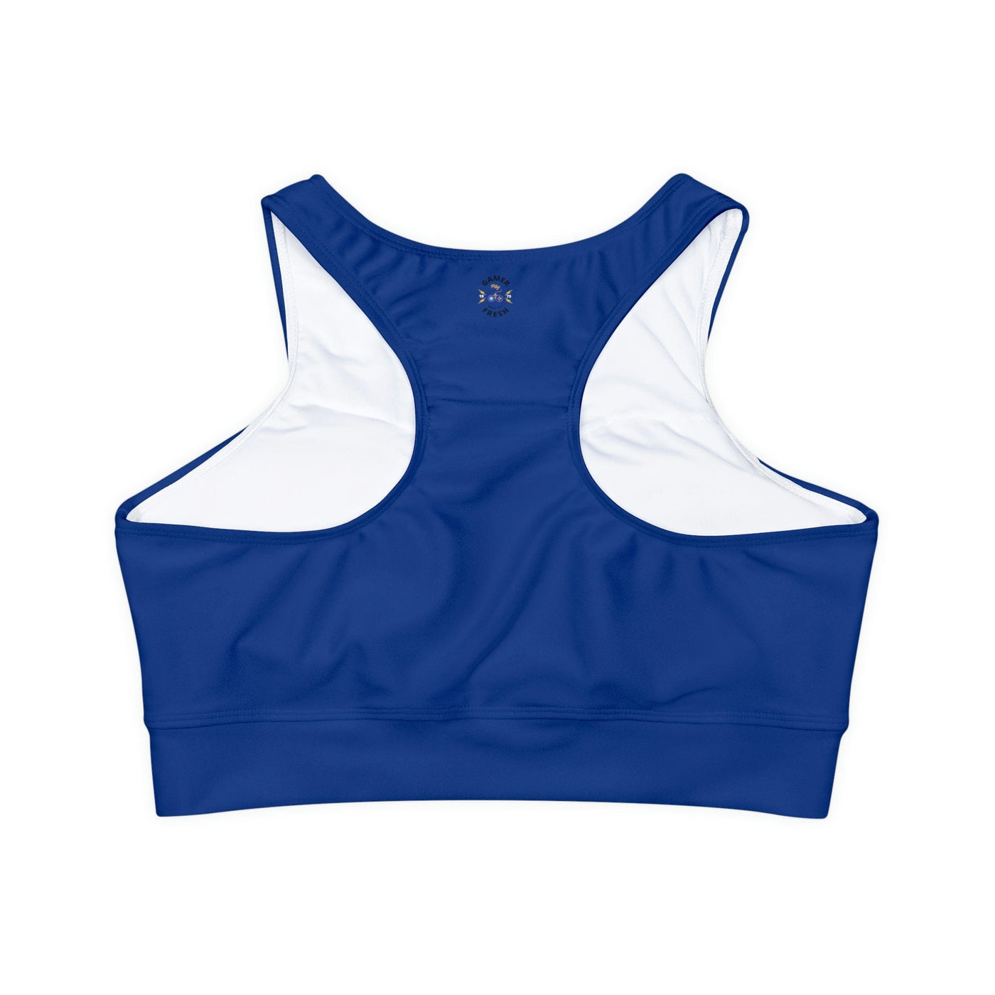 Gamer Fresh Limited Edition Gamer Life Fully Lined Padded Ladies Sports Bra | Dark Blue