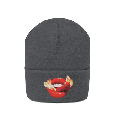 The Hot Kiss Hot lip | Knitted Beanie Hat