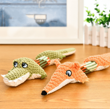 The Gamer Fresh Doggy Chew Plush – Voice Activated Gator Pet Toy