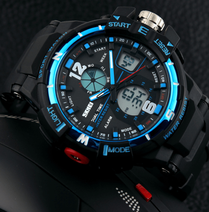 The SK Pompei Sport Electric Digital Watch by Gamer Fresh x SKMEI