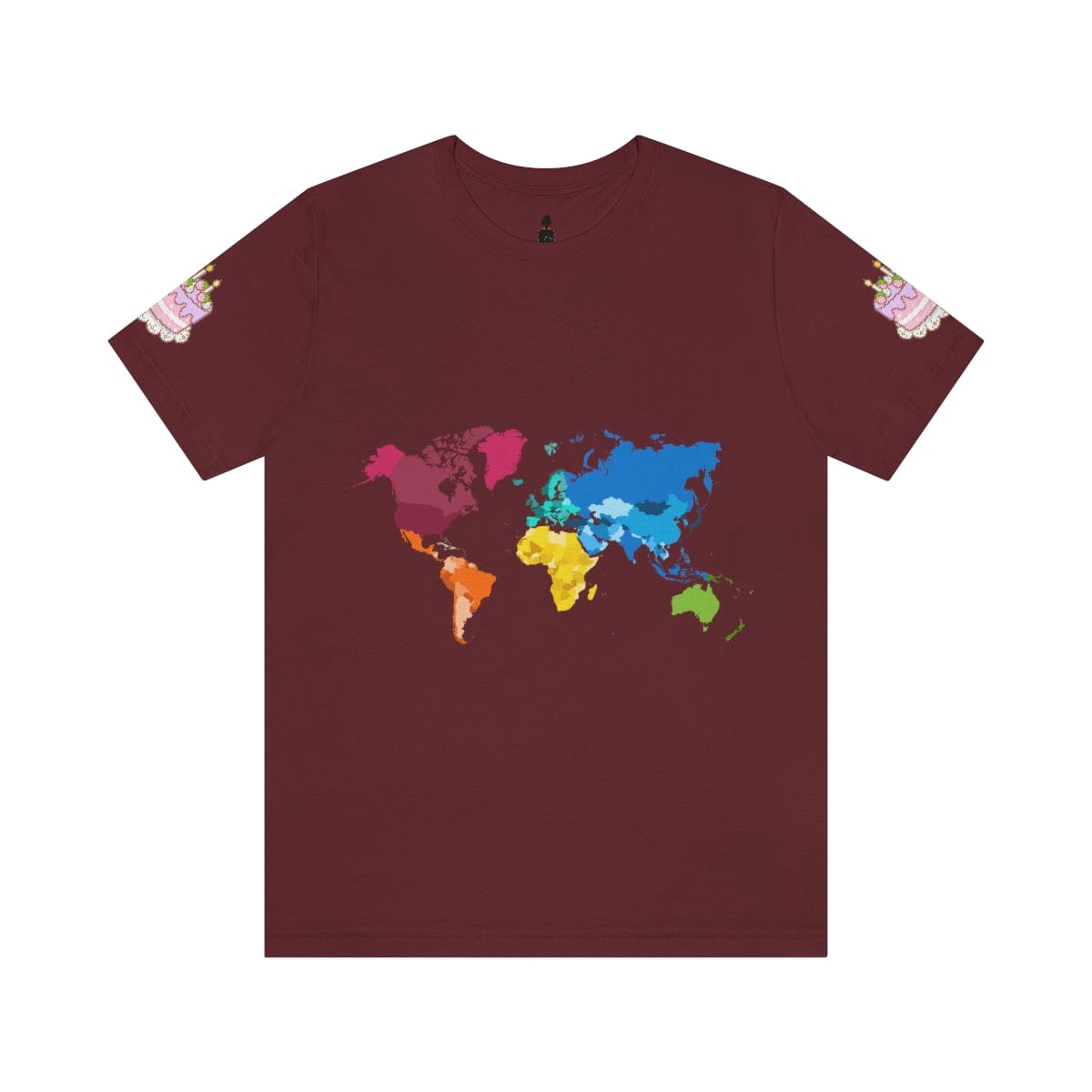 The Vision Slayer All Premium Limited Edition The World Is A Piece Of Cake Maroon T-shirt