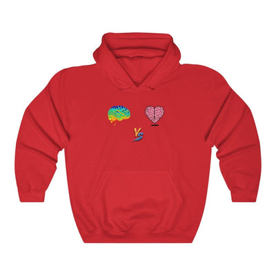 Gamer Fresh | Limited Edition Player Brain vs  Player Heart | Heavy Blend Unisex Hooded Sweatshirt