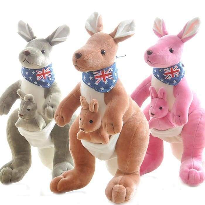 Kangaroo Brit Pounder Pouch Plush Teddy Toy Collection