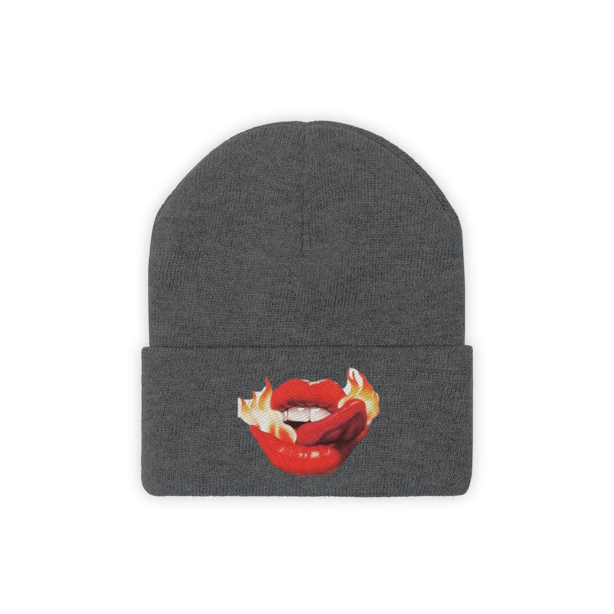 The Hot Kiss Hot lip | Knitted Beanie Hat