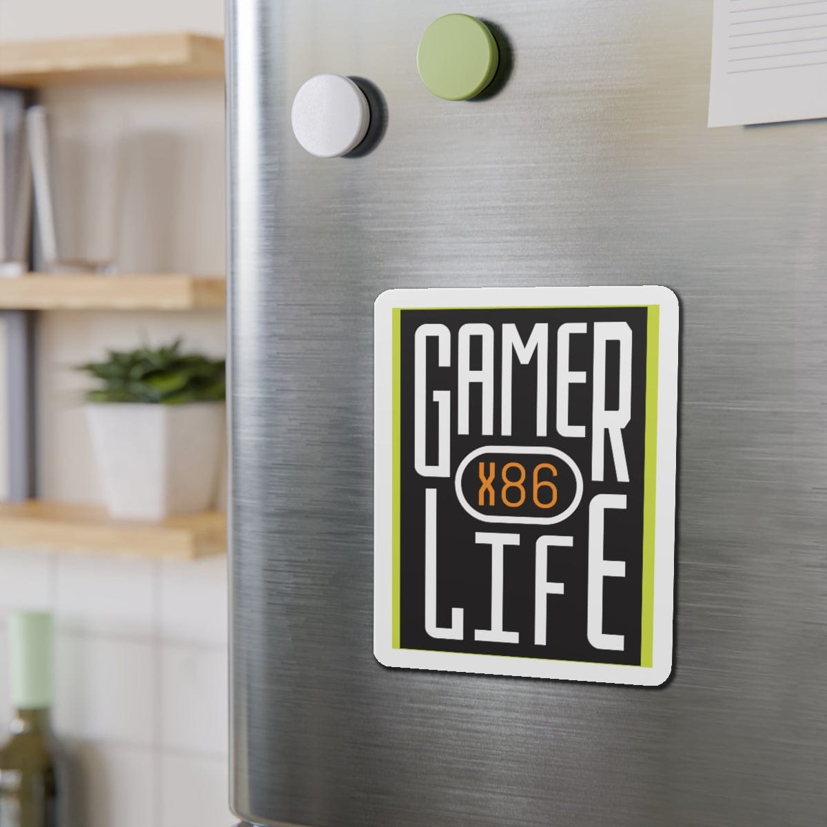 Gamer Life X86 Architecture | Kiss-Cut Magnet Frame | by Gamer Fresh