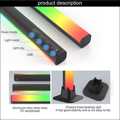 Aurora Brite RGB Desktop Light Kit by Gamer Fresh