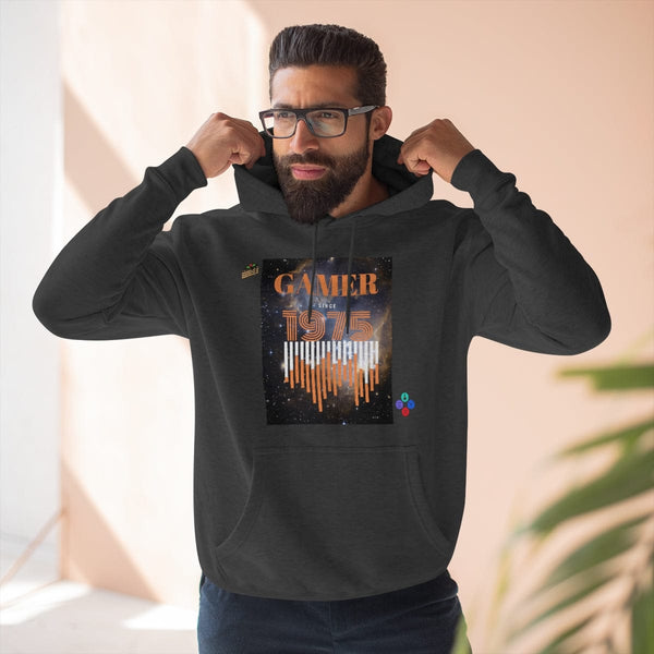 Gamer Fresh | Gamer Since 1975 | Unisex Premium Cotton | College Pullover Hoodie