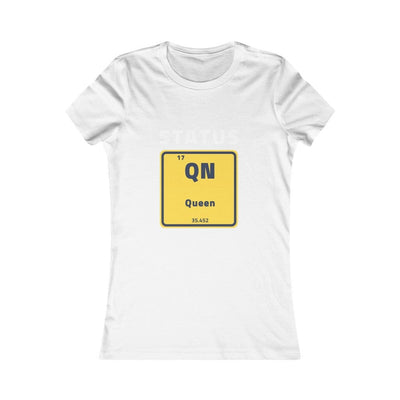 Women's The Status Queen Periodic Table Short Sleeve T Shirt *No Background*