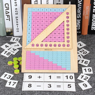 The "Math Right" Novelty Wooden Learning Set