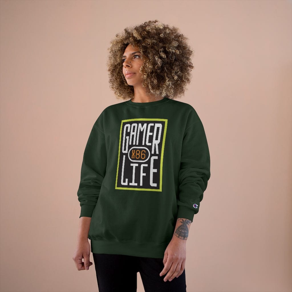 Gamer Fresh x Champion | Gamer Life X86 Architecture | Sweatshirt