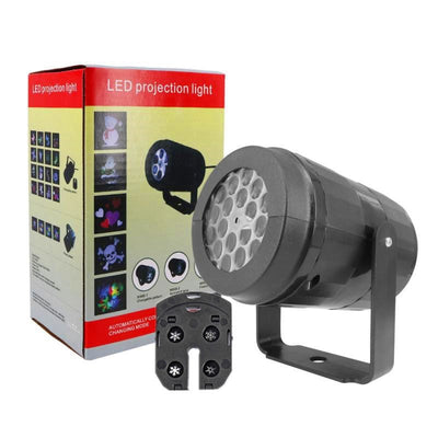 LED Christmas Snow Fall Light Projector Lamp