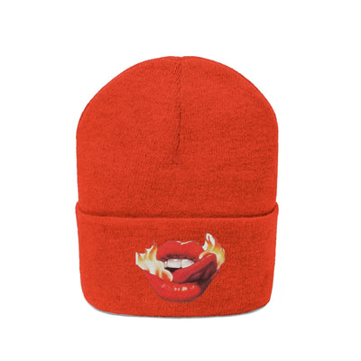 The Hot Kiss Hot lip | Knitted Beanie Hat