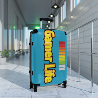 Gamer Fresh Journey's Premium On The Go Gaming Luggage Suitcase | Exclusive Turquoise Edition