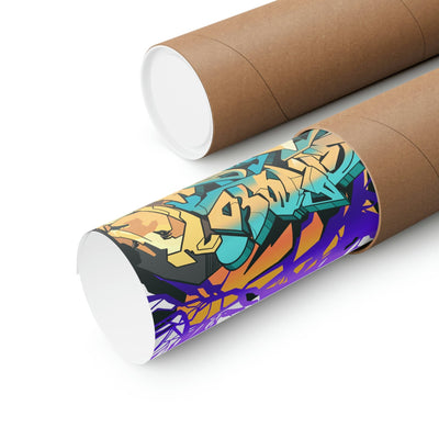 The Gamer Fresh Graffiti | Streamer All Art Lion | Premium Matte Vertical Poster