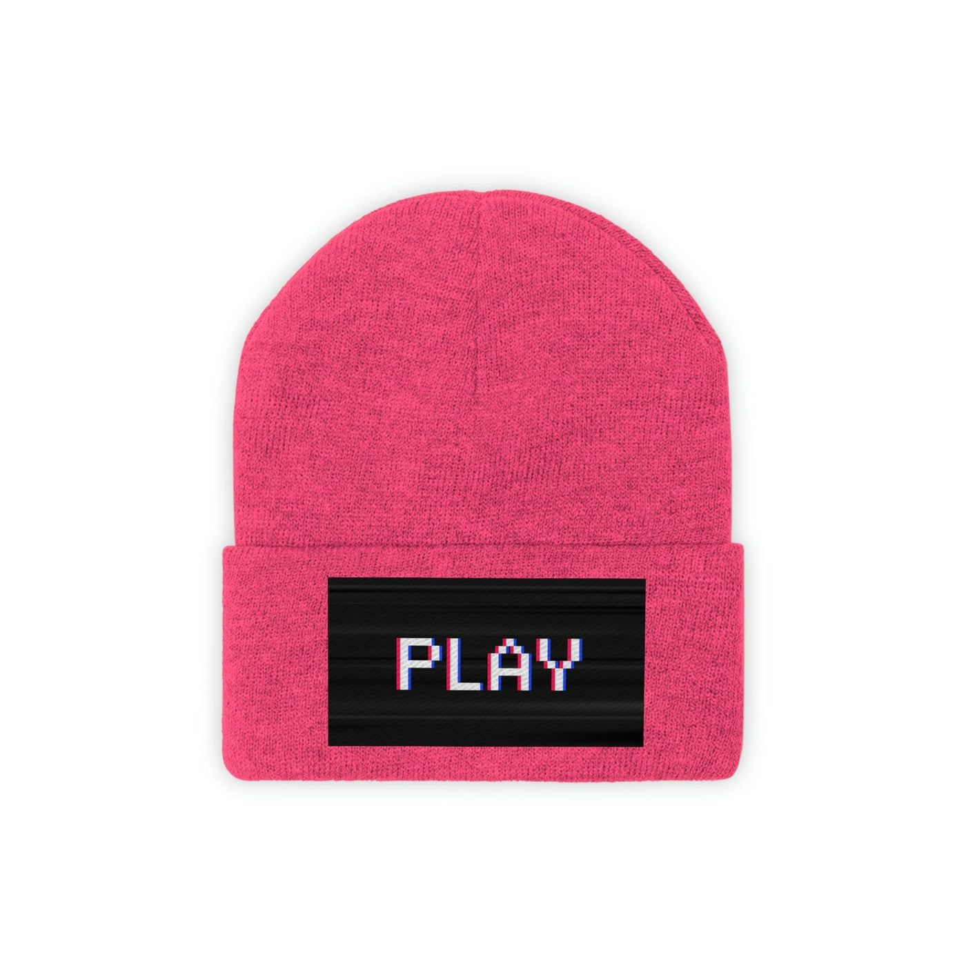 The Gamer Fresh | Just Play | Knitted Neon Beanie Hat