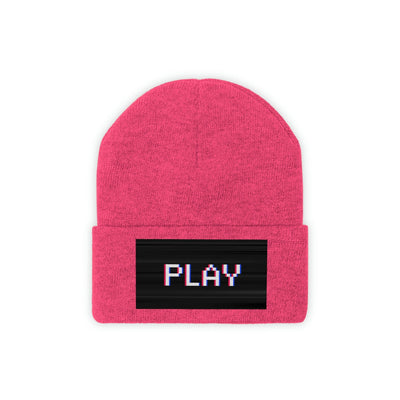 The Gamer Fresh | Just Play | Knitted Neon Beanie Hat