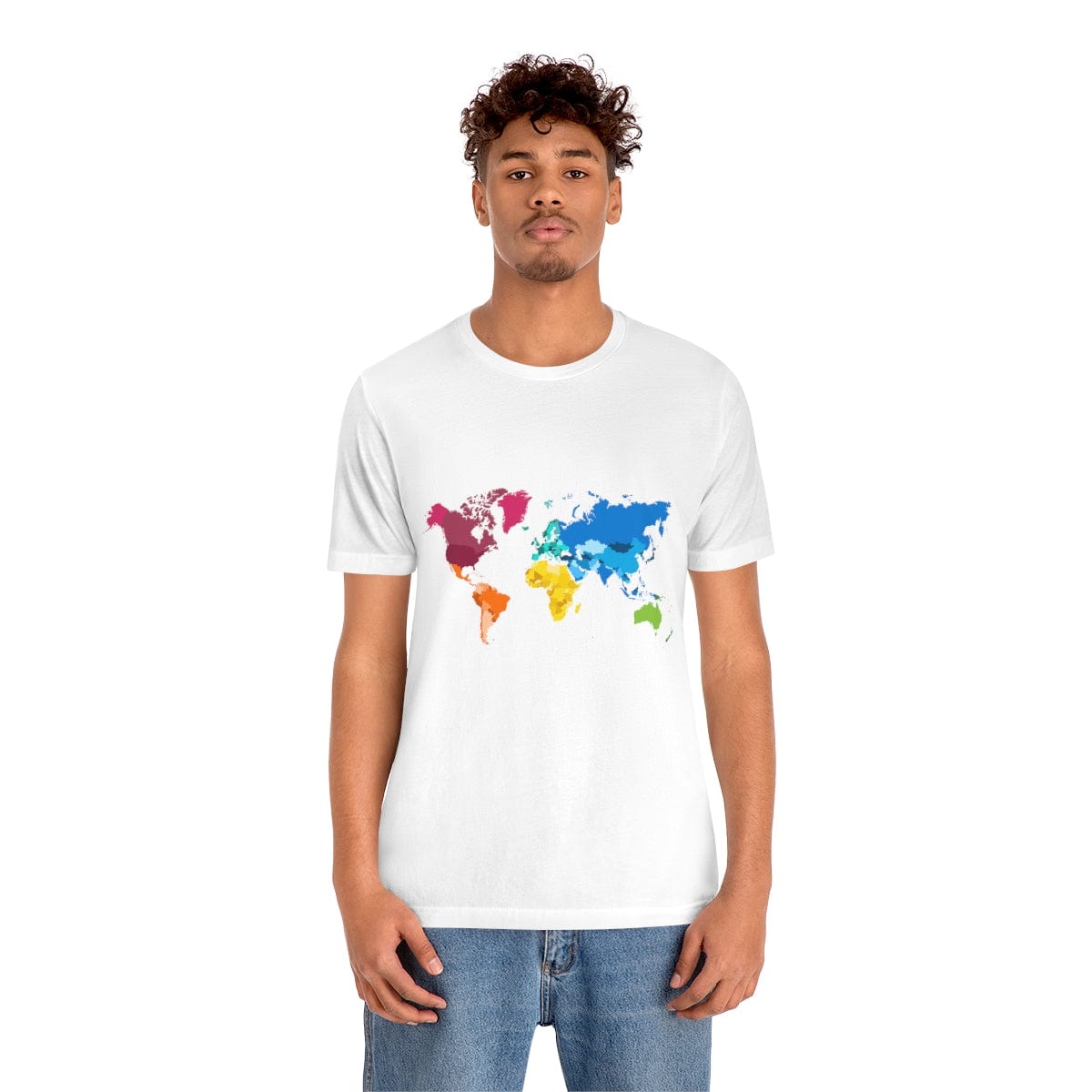 All Premium World Brain White T-Shirt