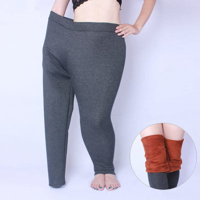 The "Sandi Plush" Plus Size Cashmere Winter leggings