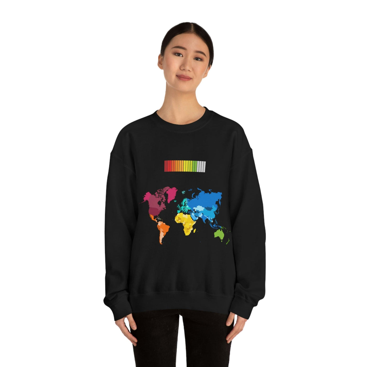 Gamer Fresh | The World Health Energy Bar | All Black Sweatshirt