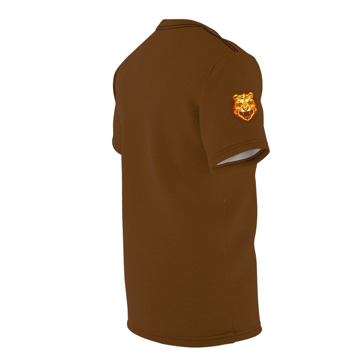 The All Premium Brown Tiger World Unisex Cut & Sew T-Shirt