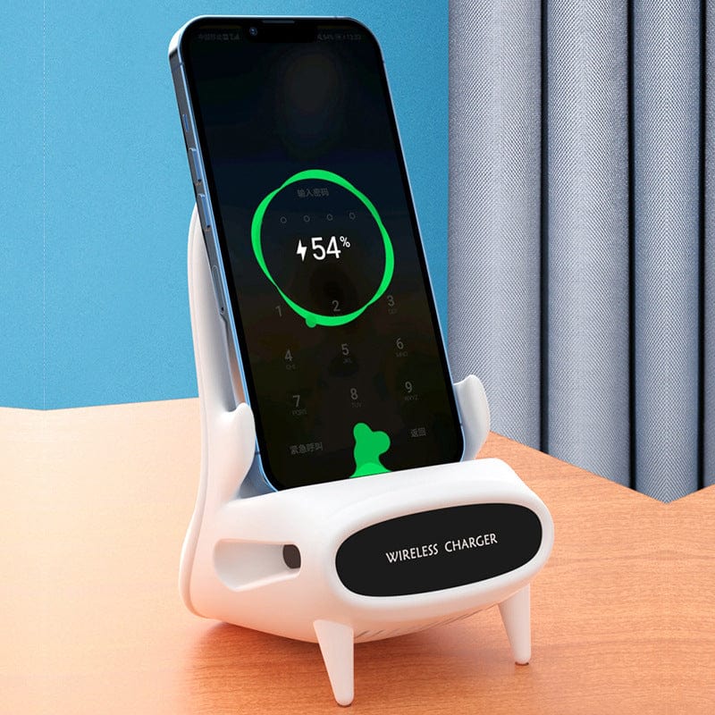 Gamer Throne | Portable Mini Chair Fast Wireless Mobile Phone Charger | by Gamer Fresh