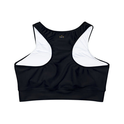 Gamer Fresh Limited Edition Gamer Life Fully Lined Padded Ladies Sports Bra | Black