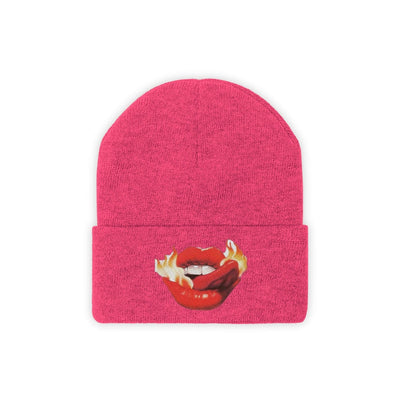 The Hot Kiss Hot lip | Knitted Beanie Hat