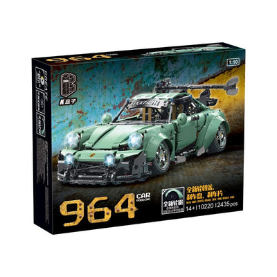 RallyRods Speedworks Porsche 964 Static Limited Edition: High-Quality Building Block Set