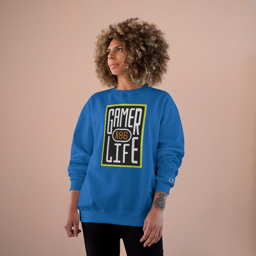 Gamer Fresh x Champion | Gamer Life X86 Architecture | Sweatshirt